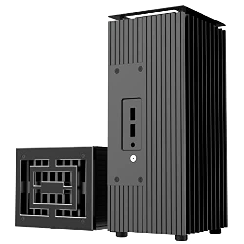 Akasa Turing Ws, Per Intel® Nuc 13/12 Pro (Arena Canyon/Wall Street Canyon), Custodia Senza Ventole In Alluminio Puro, Dissipatore Interno M.2 Ssd, Po