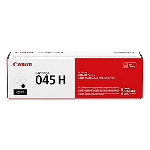 Canon Cartuccia 045 H Bk Toner Nero, Rendimento 2800 Pagine, Imballo In Cartone