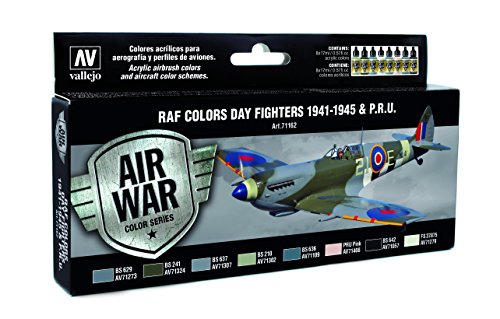 Model Air Set - Wwii Raf Day Fighters (X8) (Val71162)