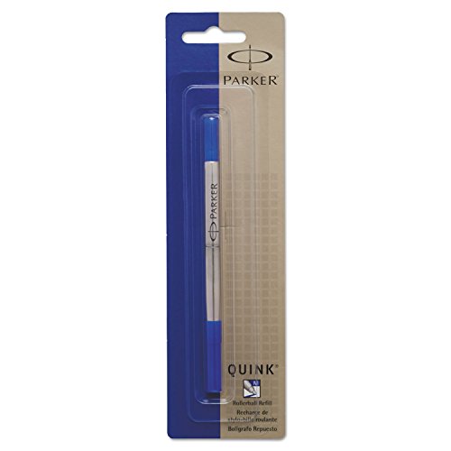 Parker Ricarica Per Penna Roller, Punta Media, Blu
