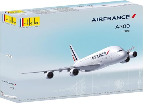 Heller 80436 - Modellino Da Costruire, Aereo A380 Air France, Scala 1:125 [Importato Da Francia]