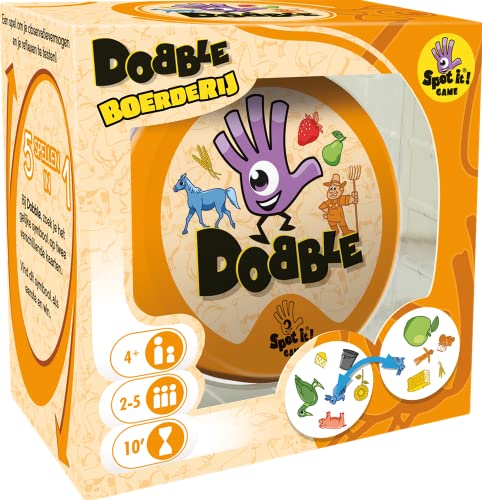 Dobble Farm - Gioco Di Carte - 5 Giochi In 1 [It]