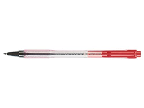Pilot - 1627 - Penna A Sfera A Scatto Bps Matic Rosso Punta 0 7 Tratto 0 32 Mm(Conf.12)
