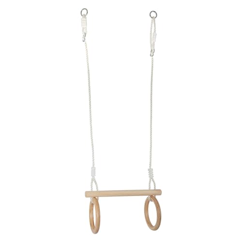 Small Foot Trapezio Con Anelliin Legno, Da Fissare All'Altalena O Al Supporto Da Arrampicata, Dai 3 Anni, 11909