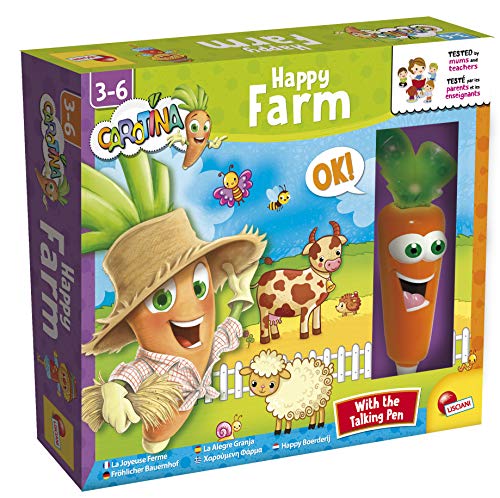 Liscianigiochi- Carotina, Penna Parlante E Fattoria Allegra (L8), Multicolore, Ex79988