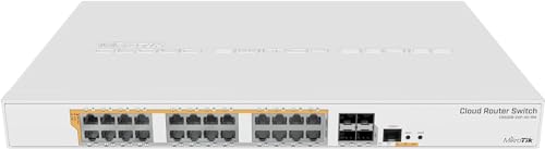 Mikrotik Crs328-24P-4S+Rm Network Switch Managed L2/L3 Gigabit Ethernet (10/100/1000) White 1U Power Over Ethernet (Poe)