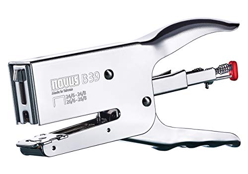 Novus B 39 - Pinze Per Pinzatura, 50 Fogli, Colore: Argento/Cromato