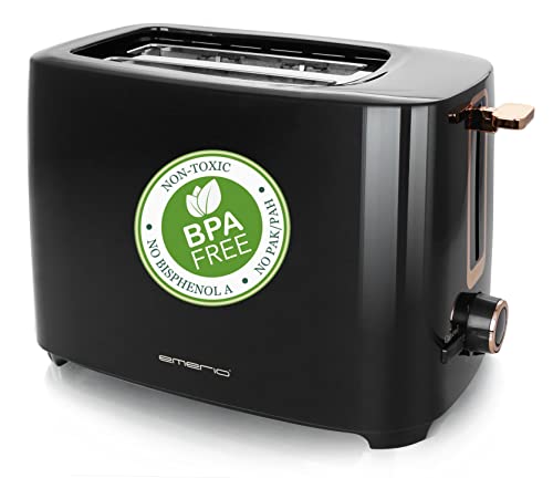 Emerio To-125131.1 Toaster Nero, Argento