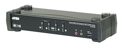 Aten Cl57 08In Lcd Kvm Switch Over Ip, Usb Ps/2, Vga, 8 Porte Tedesco Nero