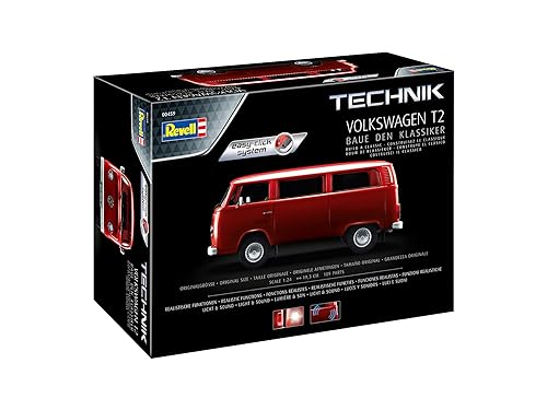Revell Modellino I Volkswagen T2 Technik I Kit Easy Click I Veicolo Ricco Di Dettagli, Scala 1:24, Per Bambini E Adulti Dai 10 Anni In Su, Medio