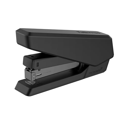 Fellowes Cucitrice Lx850 A Striscia Intera Con Tecnologia Easy-Press E Rivestimento In Microban, Capacità 25 Fogli, Punti Da 24/6Mm E 26/6Mm, Colore N
