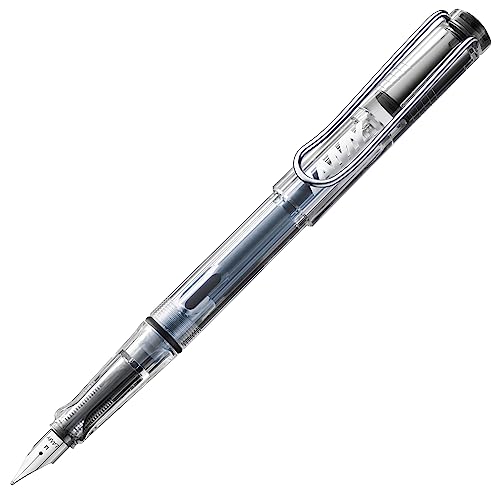 Lamy Vista - Penna Stilografica Trasparente In Plastica Asa, Con Manici Distintivi E Pennino In Acciaio, Con Cartuccia D'Inchiostro T 10, Ideale Per S