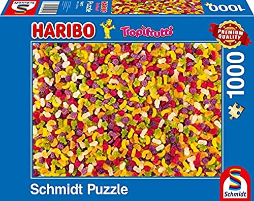 Schmidt Spiele 59972 Haribo, Tropifrutti, 1000 Piece Jigsaw Puzzle, Multicolore