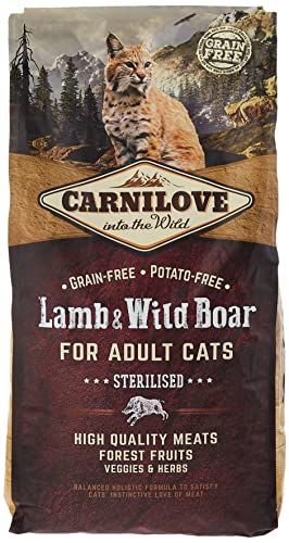 Carnilove Feline Adult Sterilised Cordero Jabali 6Kg