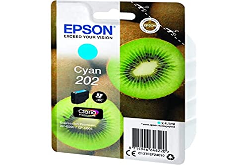 Epson 2893476 - Cartuccia D'Inchiostro, Ciano, Expression Photo Xp-6000, Xp-6005, 4,1 Ml, 300 Pagine, Colore: Nero