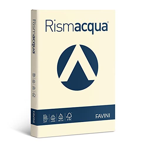 Favini A66Q304 Carta Colorata Rismacqua, Ivory