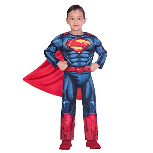 Costume Da Bambino Classico Superman In Costume (Età 6-8 Anni)