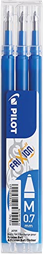 Pilot Frixion Mittelleitung Wärme / Reibung 0.7Mm Löschbaren Roller Nachfüllung Spitze - Himmelblau