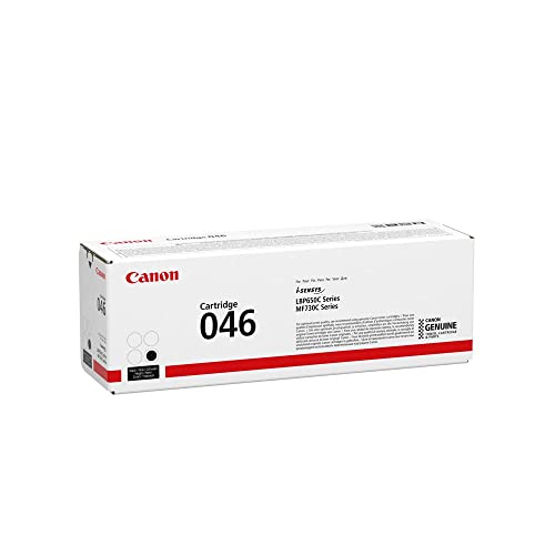 Canon Cartuccia 046 Bk Toner Nero, Rendimento 2.200 Pagine, Imballo In Cartone
