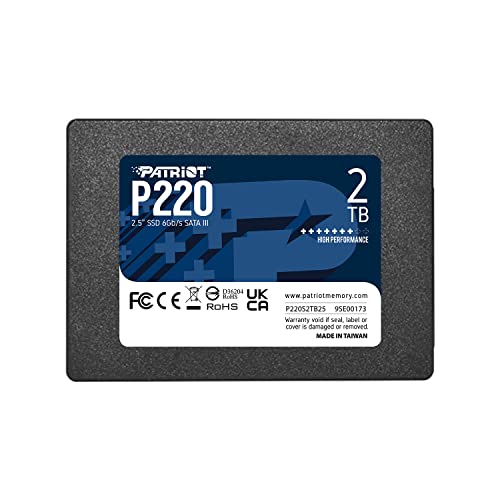 Ssd Unità A Stato Solido Sata 3 2.5" Interno Patriot P220 2Tb