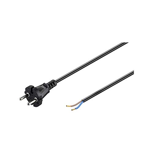 Goobay 58913 Cavo Di Collegamento Universale Per Aspirapolvere, Nero, 7.5M Lunghezza Del Cavo