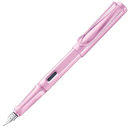 Lamy Safari - Penna Stilografica Moderna In Robusta Plastica Asa, Con Manico Ergonomico E Molla In Acciaio, Con Cartuccia D'Inchiostro T 10, Colore: B
