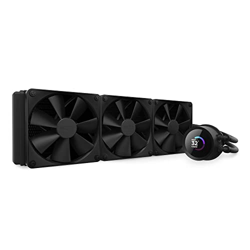 Nzxt Kraken 360 - Dissipatore A Liquido Aio Per Cpu 360Mm - Display Lcd Quadrato Personalizzabile Da 1.54"" Per Immagini - Pompa Ad Alte Prestazioni -