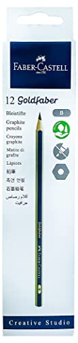 Faber-Castell 1221 - Matita Di Grafite 6B, Confezione Da 12 Pezzi