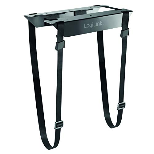 Logilink - Struttura Da Scrivania Elettrica Regolabile In Altezza Supporto Per Pc (Cintura Sotto Il Tavolo)