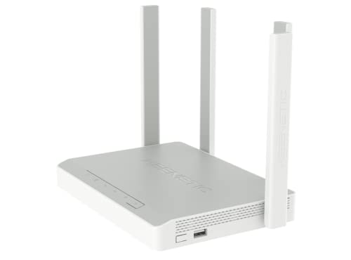 Keenetic Hopper (Kn-3810) Wi-Fi 6 Ax1800 Mesh, 4X1G, Intelliqos 2.0, Vpn Wireguard E Openvpn Integrate, Configurazione Facile, Parental Control, Media