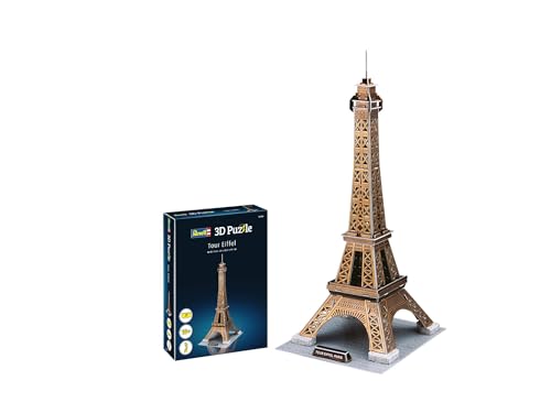 Revell- Torre Eiffel 3D Puzzle, Colore Multi-Colour, 4009803002002