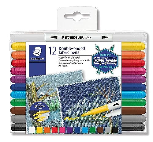 Staedtler - Pennarello A Doppia Punta, 12 Pezzi, Assortito, 3190 Tb12