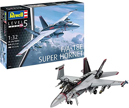 Revell-F/A-18E Super Hornet Air Craft Modello, Scala 1:32, Multicolore, Stk, 04994