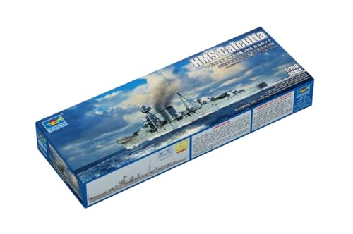 Trumpeter 06741 Hms Calcutta - Scala 1/700 - Scatola Di Montaggio In Plastica