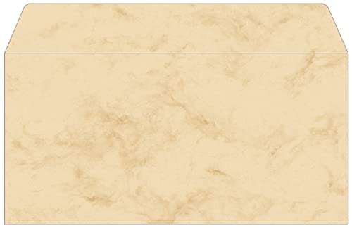 Sigel Dp074 Buste, 11 X 22 Cm, 90 G/M², Marmo Beige, 50 Unità