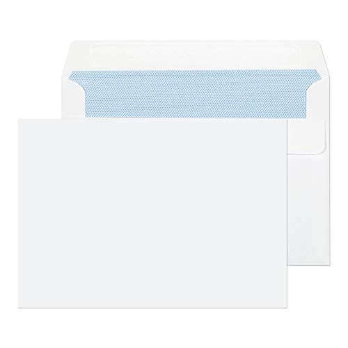 Purely Everyday - Buste A Chiusura Adesiva, Formato C6, 114 X 162 Mm, Confezione Da 1.000 Pezzi, Colore: Bianco