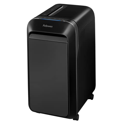 Fellowes Distruggi Documenti A Miniframmento Lx220, 20 Fogli, Per Piccolo Ufficio, Da 3 A 5 Utenti, Cestino Da 30 Litri, Distruggidocumenti Con Tecnol