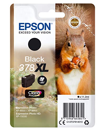 Epson Claria Photo Hd 378Xl - Cartuccia D`Inchiostro, Nero