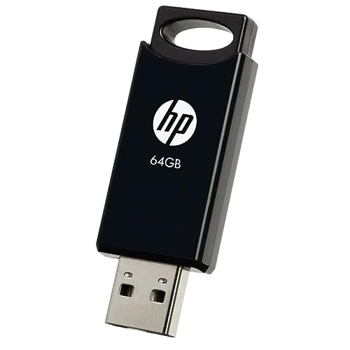 Pendrive 64Gb Usb 2.0 Hp V212W Negro Tapa Deslizante/Plastico Hpfd212B-64