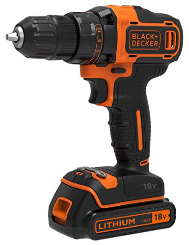 Black+Decker Bdcdd186B-Qw Avvitatore 18 V Senza Fili Con Caricatore/Batteria 1,5 Ah
