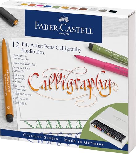 Faber-Castell Pitt Artist Pen 12 Colori C Studio Box