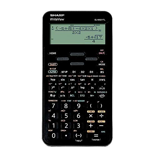 Sharp El-W531Tl Bk - Calcolatrice Scientifica El-W531Tlb-Bk