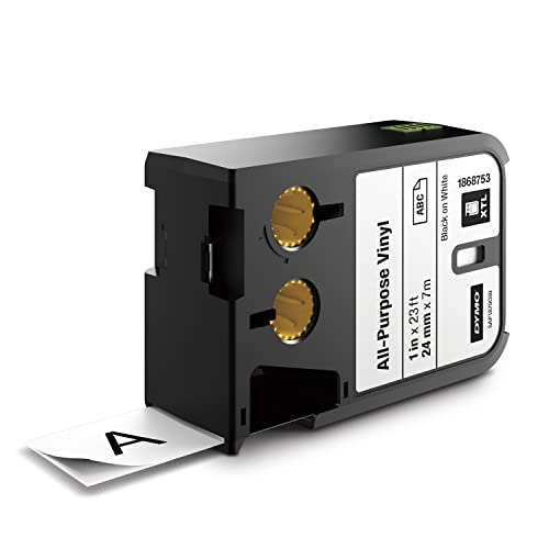 Nastro Xtl In Vinile Da 24Mmx7Mt Nero/Bianco