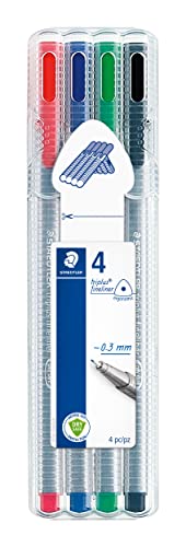 Staedtler 334 Sb4 Penna Fineliner Da 0.3 Mm
