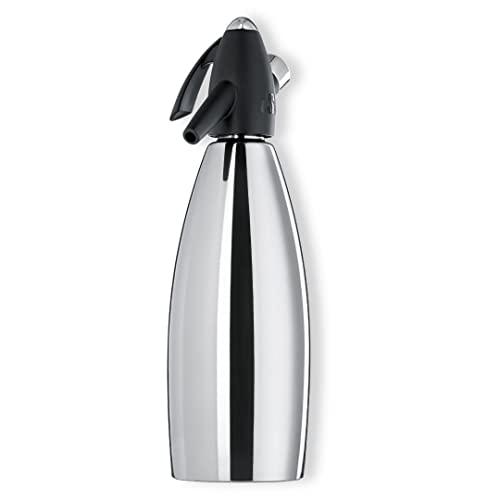 Isi Gmbh Trabo Sifone Seltazzineinox Lt1 Utensili Da Cucina, Argento, 8.8 Cm