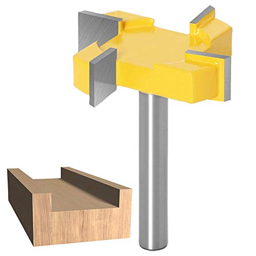 Wsoox 8Mm Gambo Stelo A T Fresa Legno Fresa Piallatrice Utensile Piallatura Fresa Piallatrice Per Legno Cnc Spoilboard Surfacing Bit Router Bit
