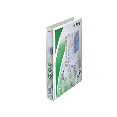 Leitz Präsentations-Ringbuch, A4 Überbreite, Weiß, 2 D-Ring