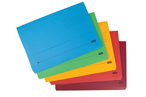 Elba Foolscap - Portafogli Per Documenti, Colori Assortiti, Confezione Da 10