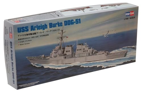 Hobbyboss Modellino Nave Da Guerra - Uss Arleigh Burke Ddg-51 Scala 1:700 - Hbb83409