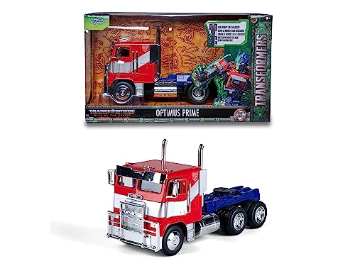 Jada Toys Transformers Véhicule 1/24 Big Rig T7 Optimus Prime